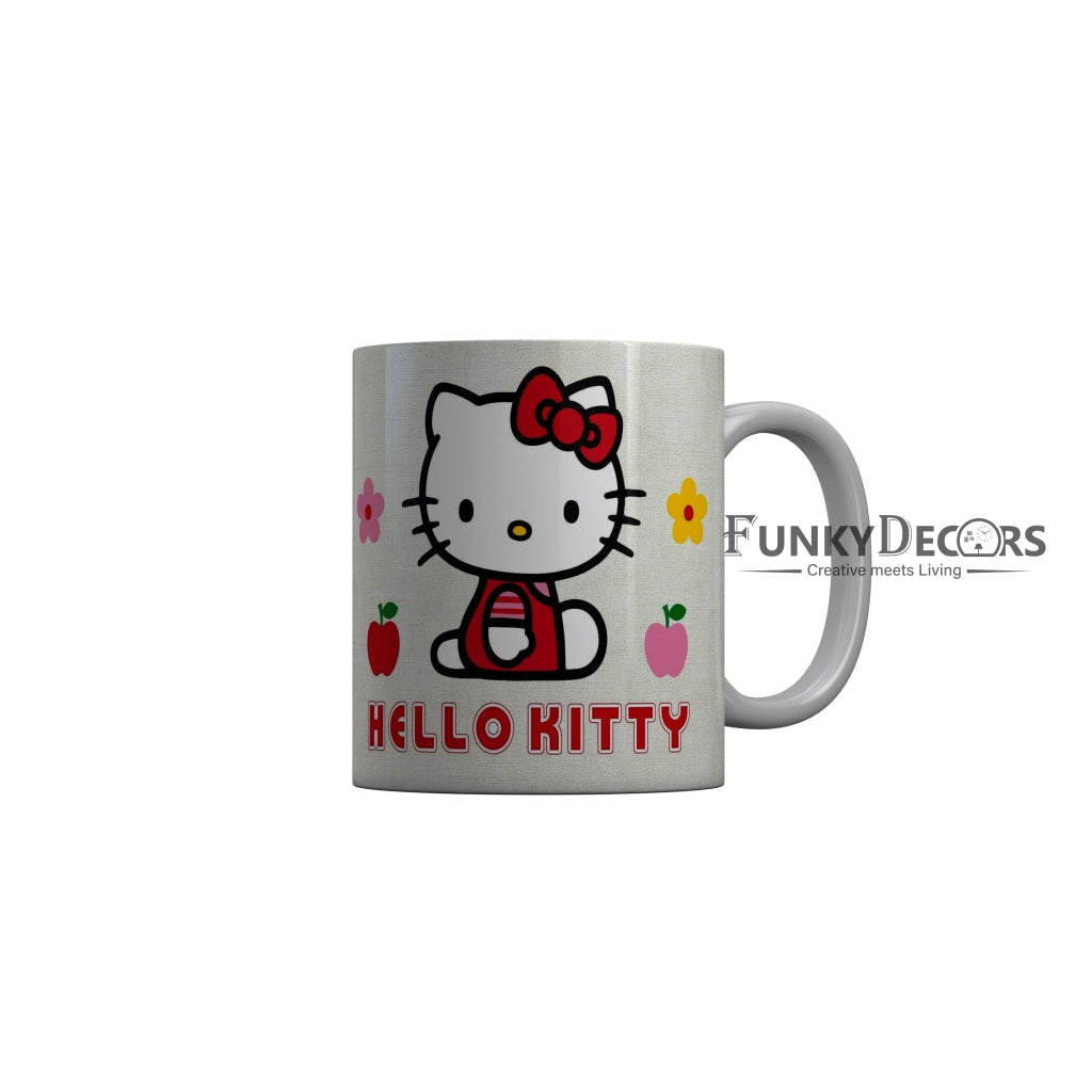 FunkyDecors Hello Kitty Cartoon Ceramic Coffee Mug