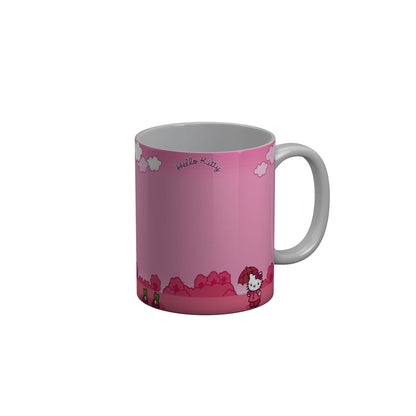 FunkyDecors Hello Kitty Rainy Season Cartoon Ceramic Coffee Mug