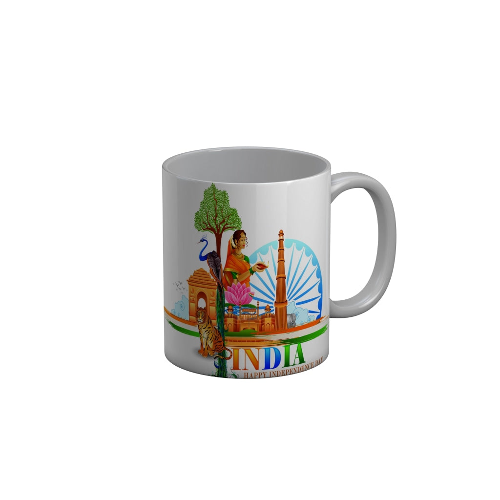 FunkyDecors Independence Day 15th August Wishes Ceramic Coffee Mug