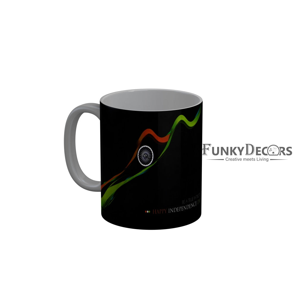 FunkyDecors Independence Day 15th August Wishes Ceramic Coffee Mug