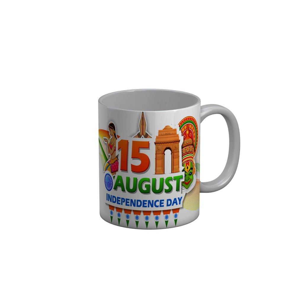FunkyDecors Independence Day 15th August Wishes Ceramic Coffee Mug