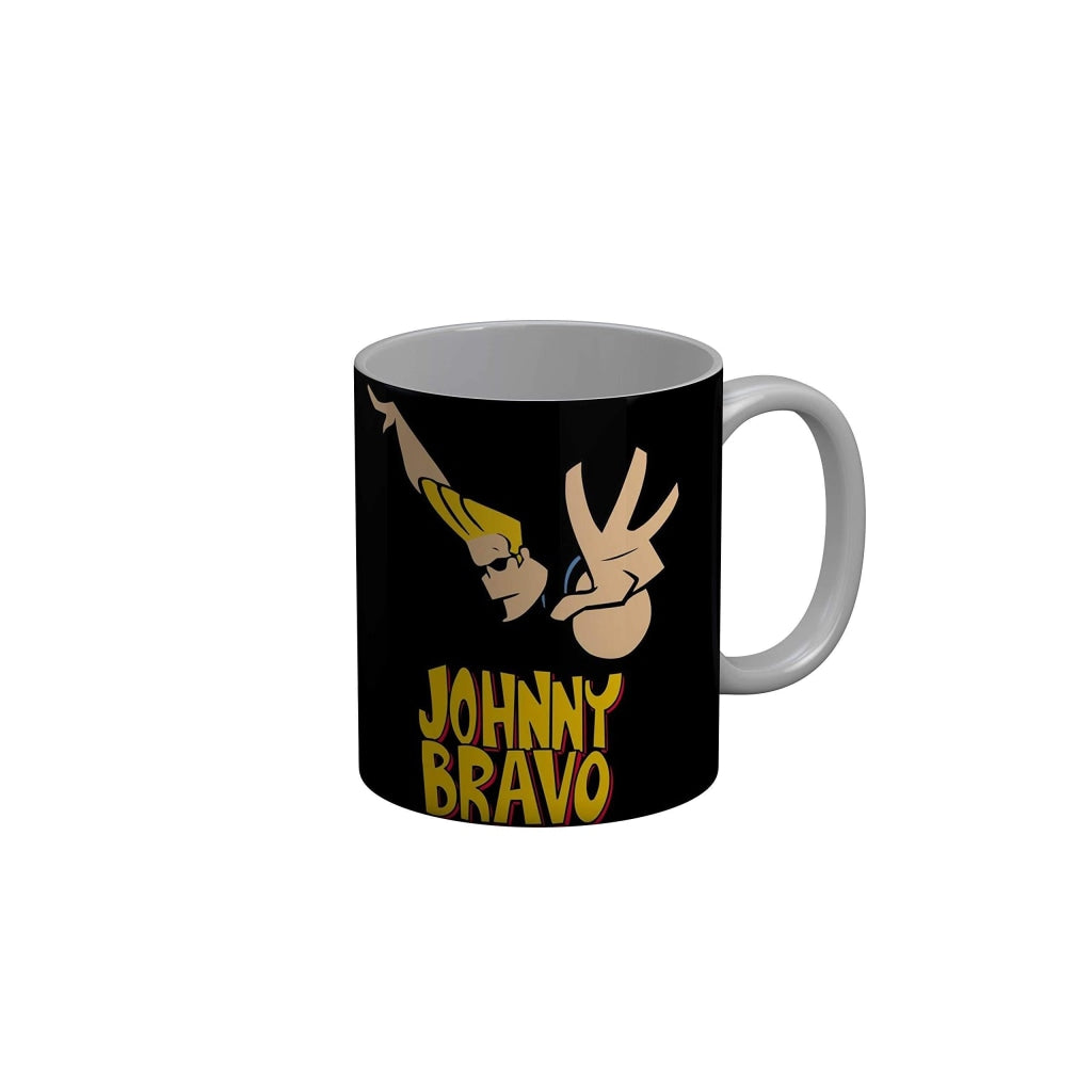 Funkydecors Johnny Bravo Cartoon Ceramic Mug 350 Ml Multicolor Mugs
