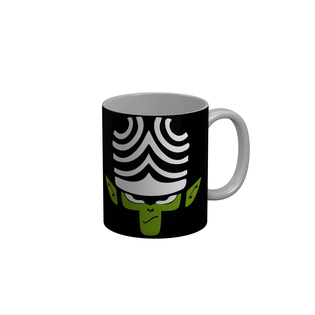 FunkyDecors Mojojo Black Funny Ceramic Coffee Mug, 350 ml