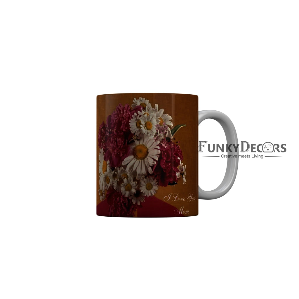 FunkyDecors Mom Birthday Mother Day World Greatest Mom Ceramic Coffee Mug