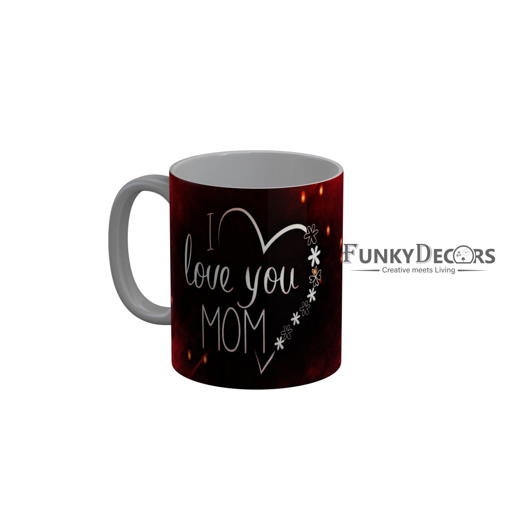 FunkyDecors Mom Birthday Mother Day World Greatest Mom Ceramic Coffee Mug