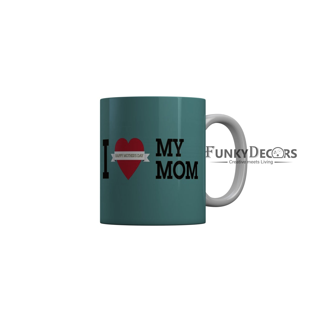 FunkyDecors Mom Birthday Mother Day World Greatest Mom Ceramic Coffee Mug