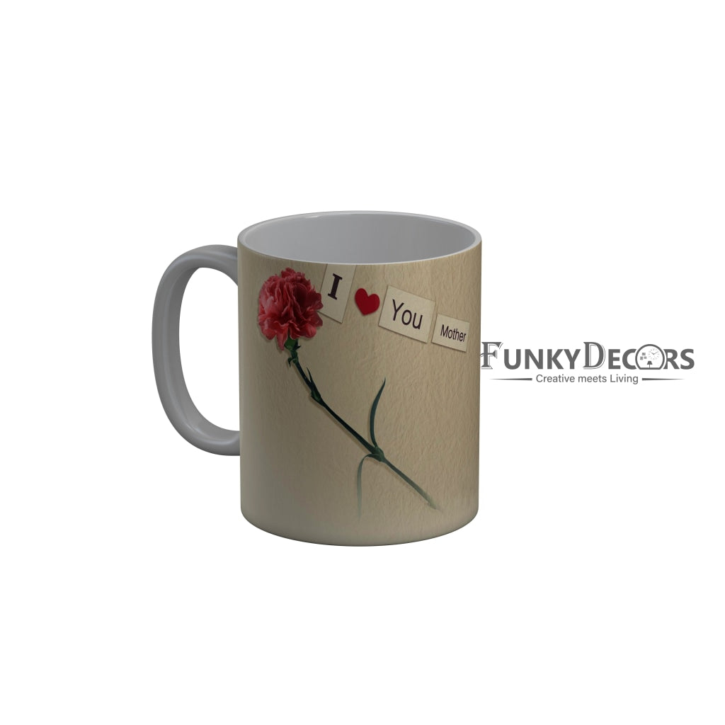 FunkyDecors Mom Birthday Mother Day World Greatest Mom Ceramic Coffee Mug
