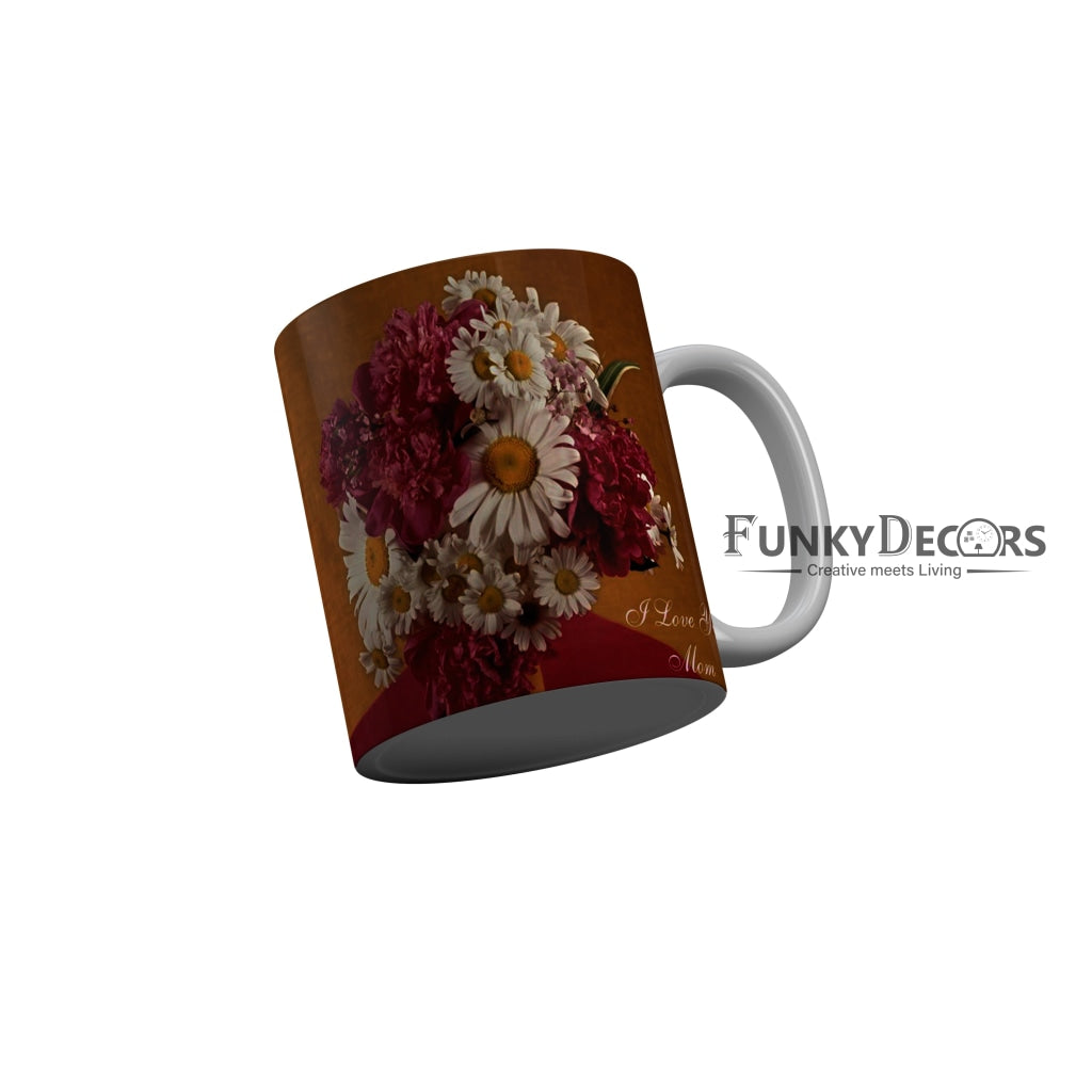 FunkyDecors Mom Birthday Mother Day World Greatest Mom Ceramic Coffee Mug
