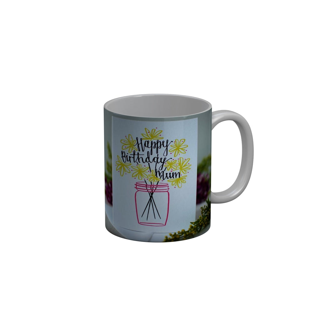 FunkyDecors Mom Birthday Mother Day World Greatest Mom Ceramic Coffee Mug
