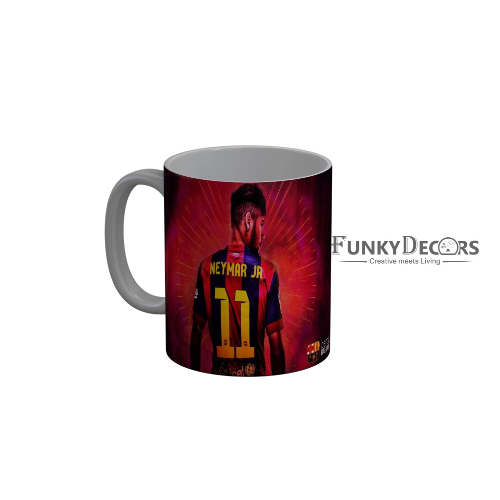 FunkyDecors Neymar Jr Football Ceramic Coffee Mug