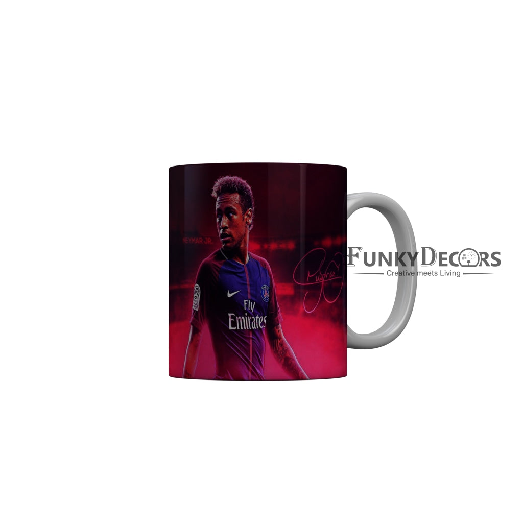 FunkyDecors Neymar Jr Football Ceramic Coffee Mug