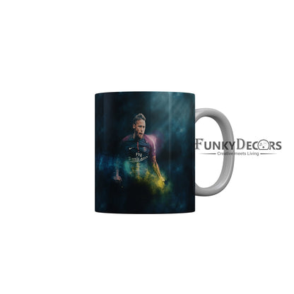 FunkyDecors Neymar Jr Football Ceramic Coffee Mug