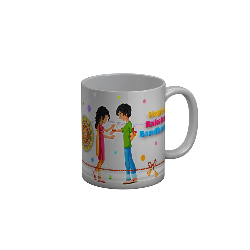 FunkyDecors Rakshabandhan Ceramic Coffee Mug