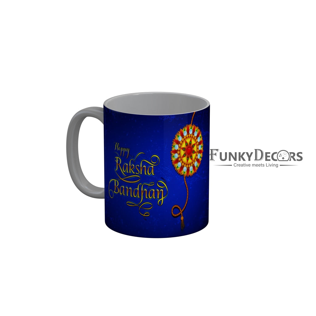 FunkyDecors Rakshabandhan Ceramic Coffee Mug