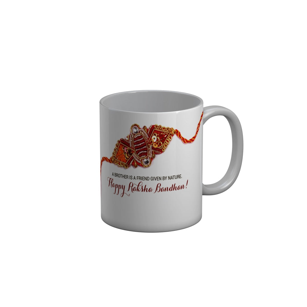 FunkyDecors Rakshabandhan Ceramic Coffee Mug
