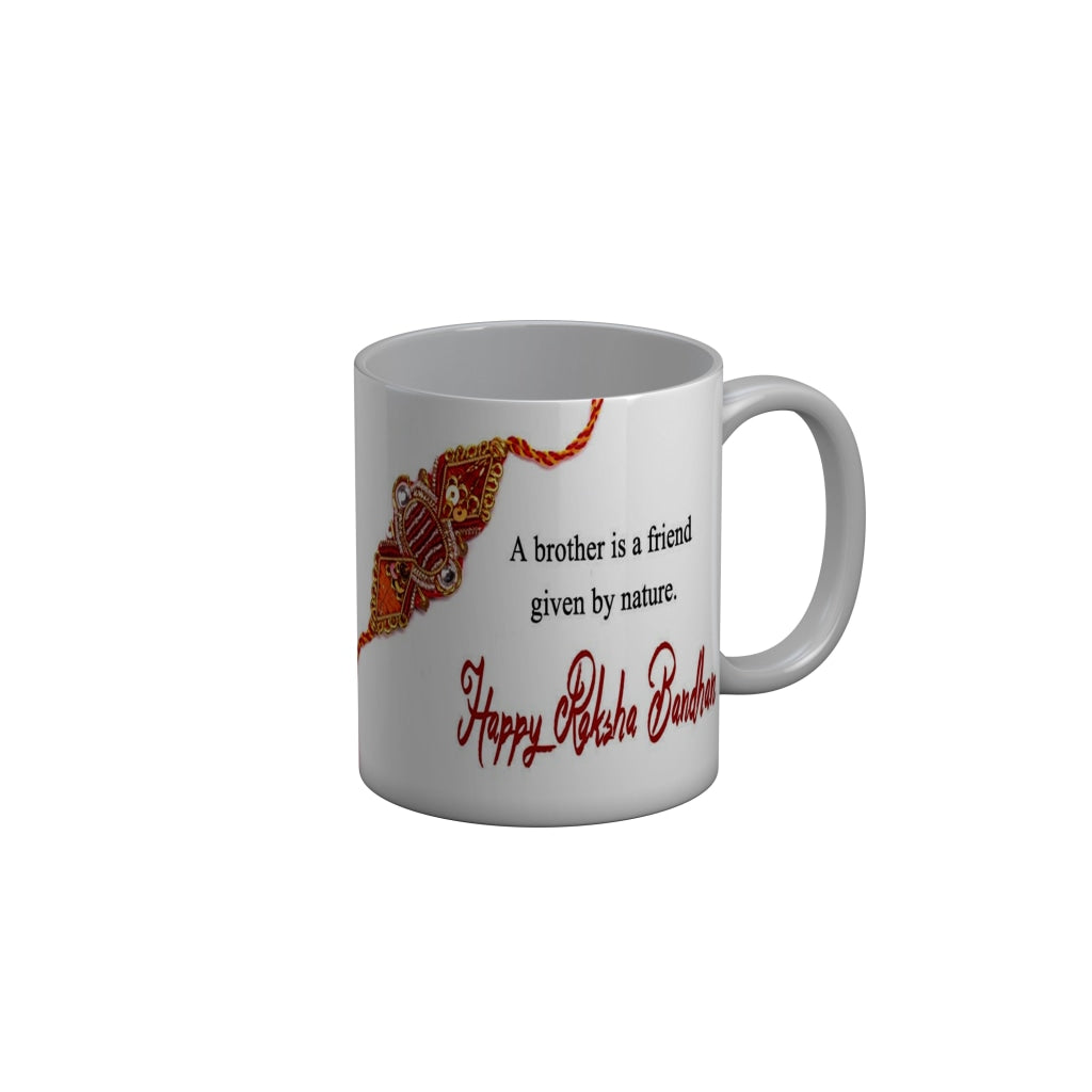 FunkyDecors Rakshabandhan Ceramic Coffee Mug