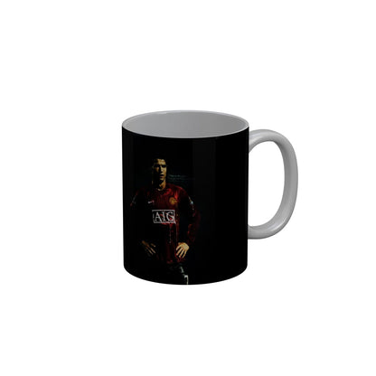 FunkyDecors Ronaldo Football Ceramic Coffee Mug