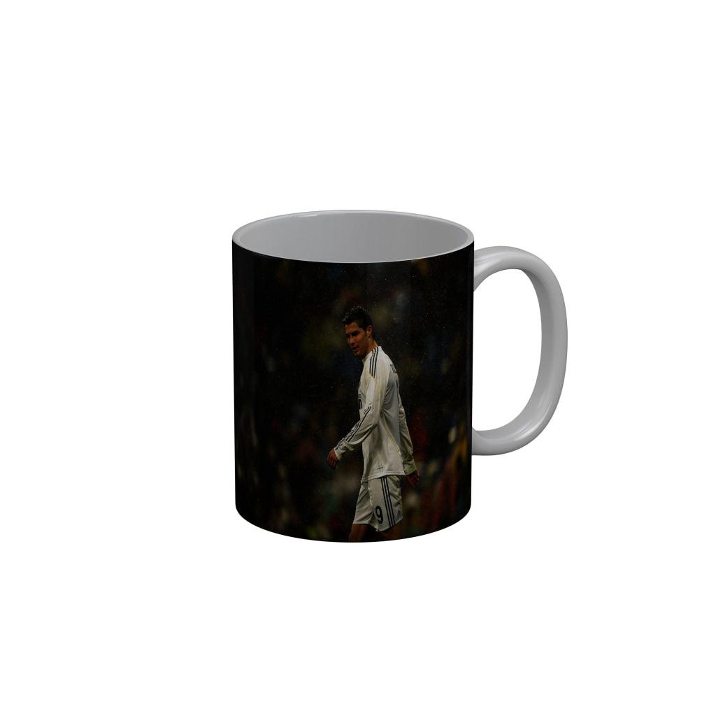 FunkyDecors Ronaldo Football Ceramic Coffee Mug