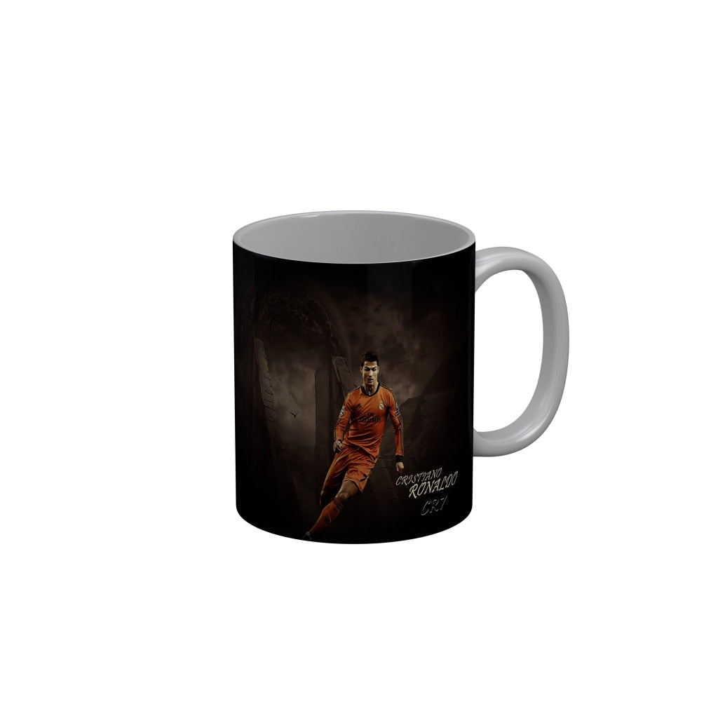 FunkyDecors Ronaldo Football Ceramic Coffee Mug