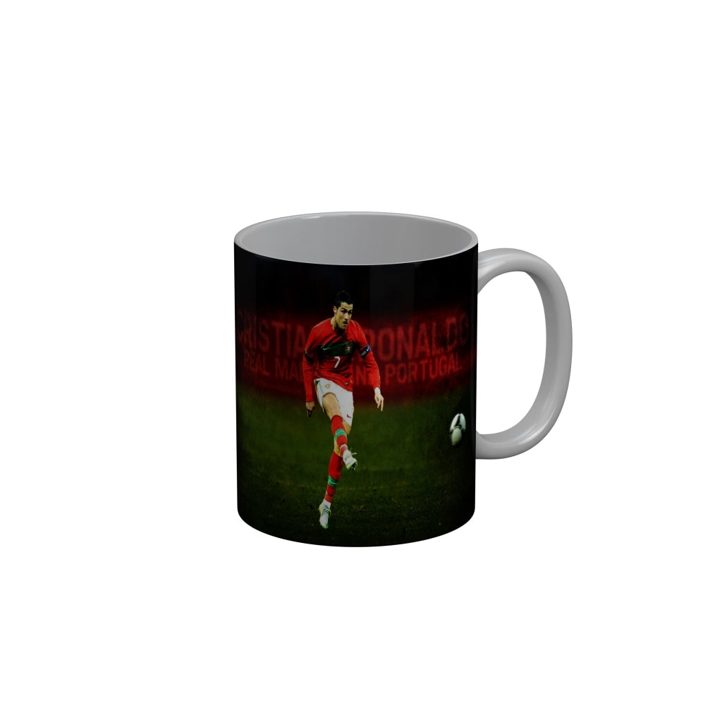 FunkyDecors Ronaldo Football Ceramic Coffee Mug