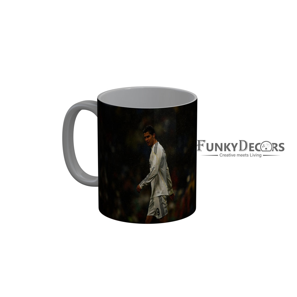 FunkyDecors Ronaldo Football Ceramic Coffee Mug