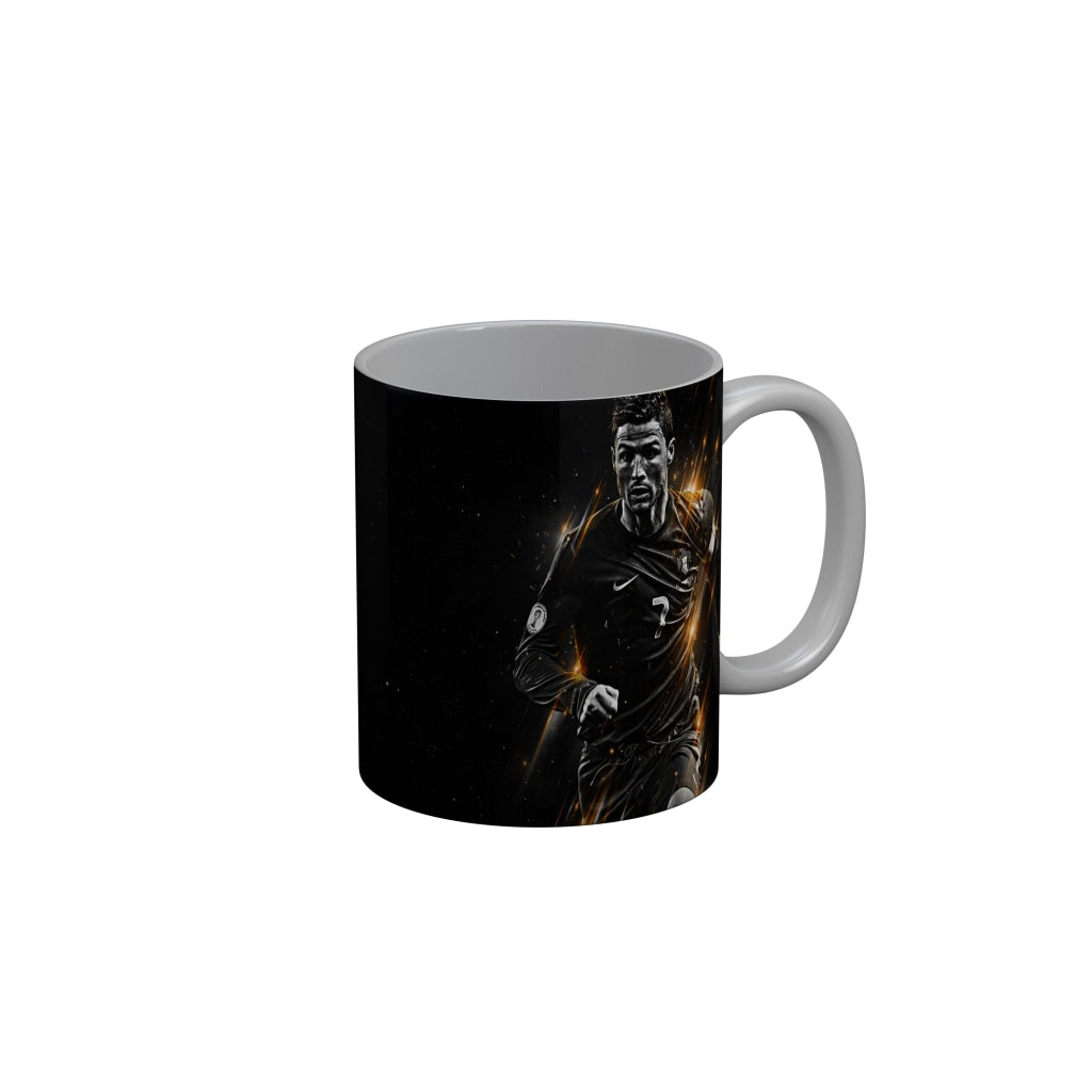 FunkyDecors Ronaldo Football Ceramic Coffee Mug