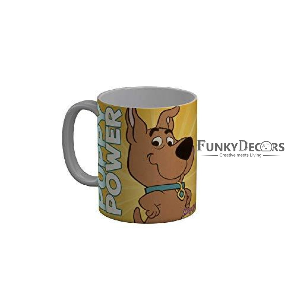 Funkydecors Scooby Doo Cartoon Ceramic Mug 350 Ml Multicolor Mugs