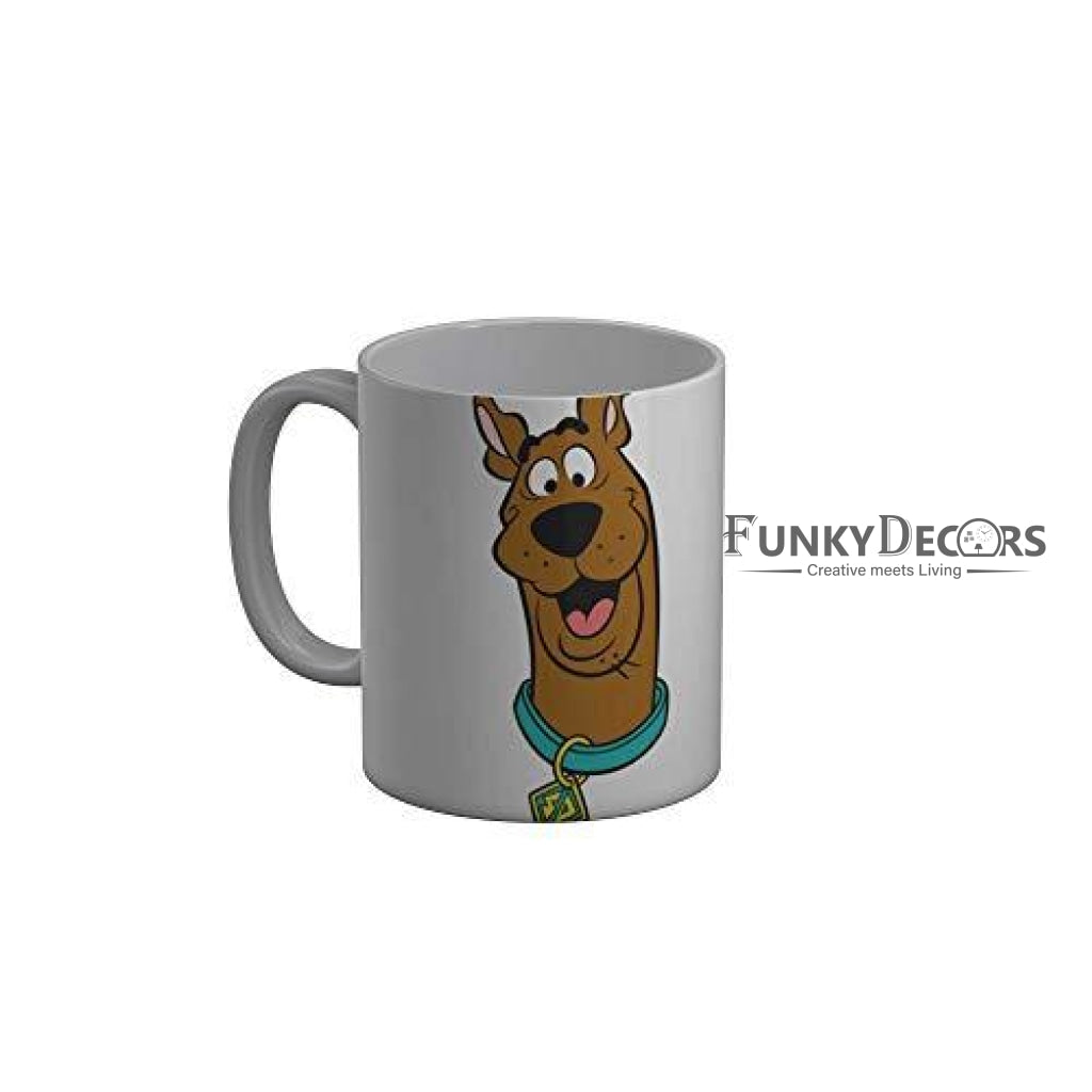Funkydecors Scooby Doo Cartoon Ceramic Mug 350 Ml Multicolor Mugs
