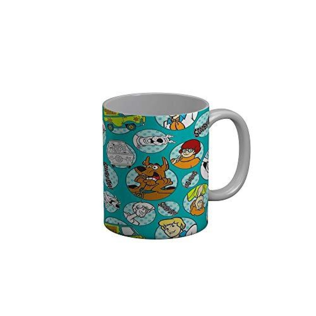 Funkydecors Scooby Doo Cartoon Ceramic Mug 350 Ml Multicolor Mugs
