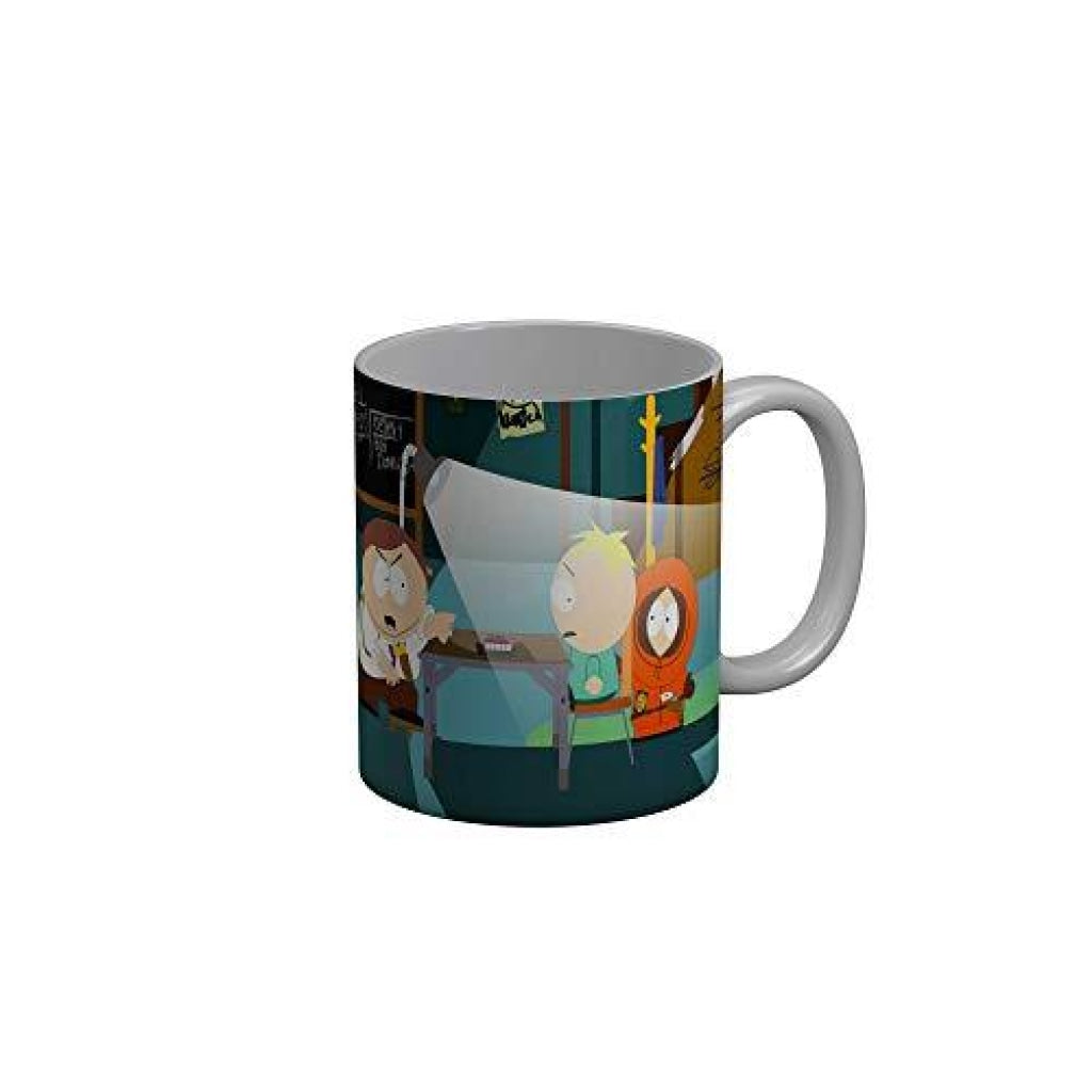 Funkydecors South Park Cartoon Ceramic Mug 350 Ml Multicolor Mugs