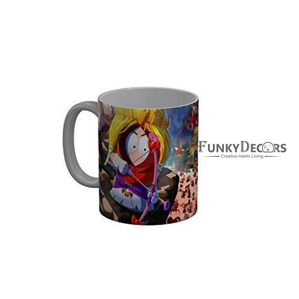 Funkydecors South Park Cartoon Ceramic Mug 350 Ml Multicolor Mugs