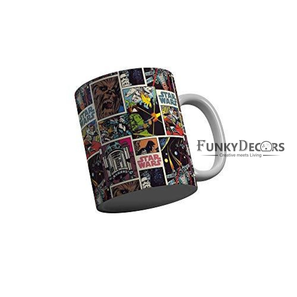 Funkydecors Star Wars Ceramic Mug 350 Ml Multicolor Mugs