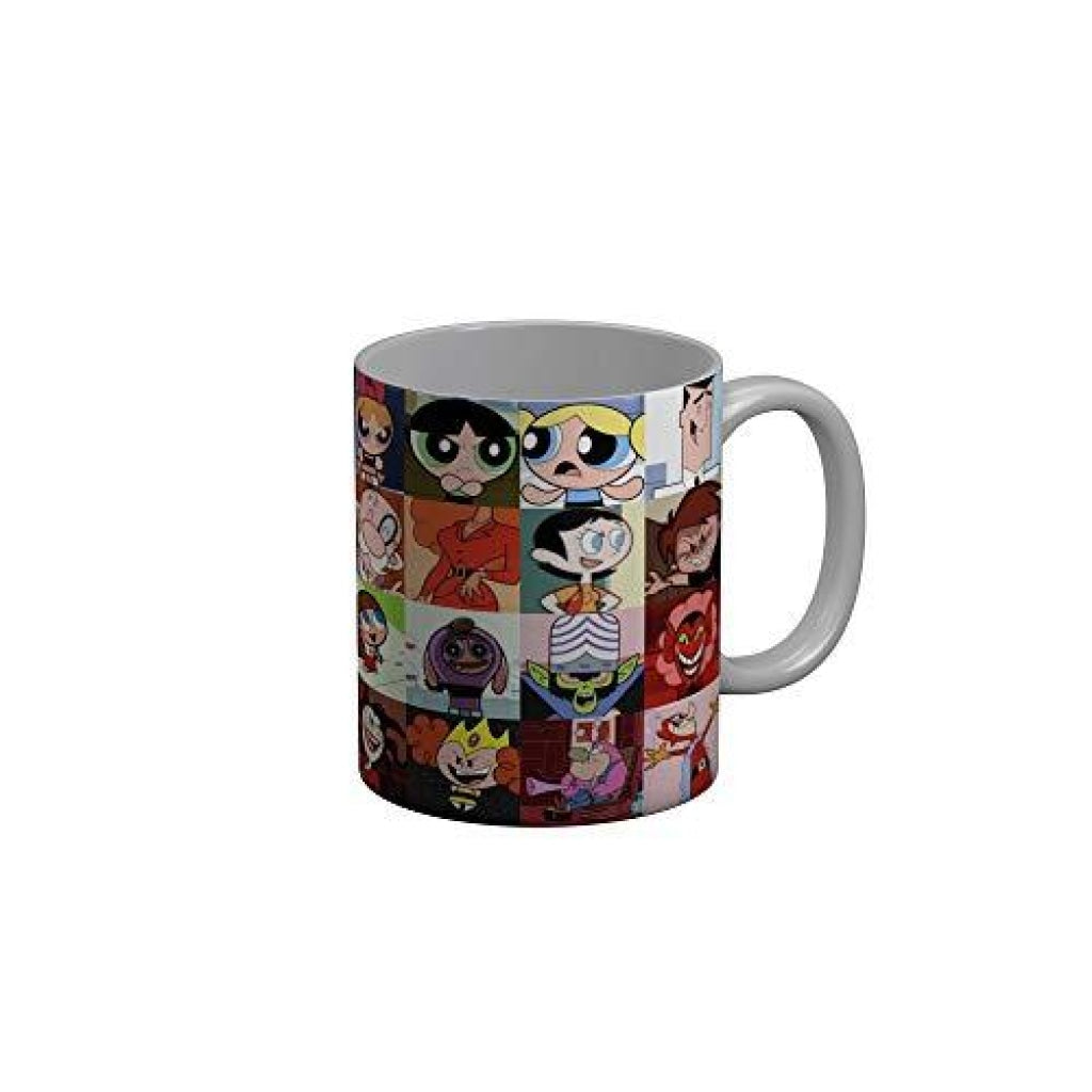 Funkydecors The Powerpuff Girls Cartoon Ceramic Mug 350 Ml Multicolor Mugs