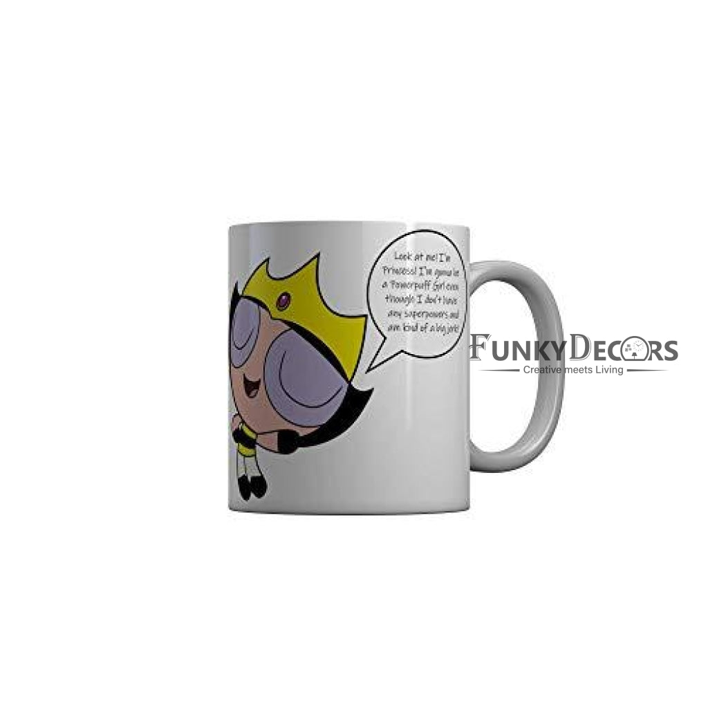 Funkydecors The Powerpuff Girls Cartoon Ceramic Mug 350 Ml Multicolor Mugs