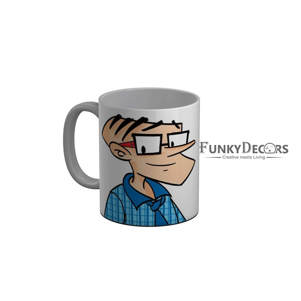 Funkydecors Tinkle Cartoon Ceramic Mug 350 Ml Multicolor Mugs