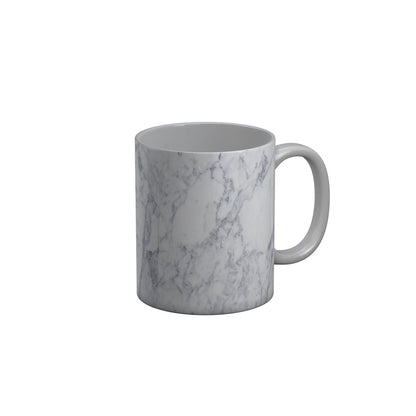 FunkyDecors White Marble Pattern Ceramic Coffee Mug