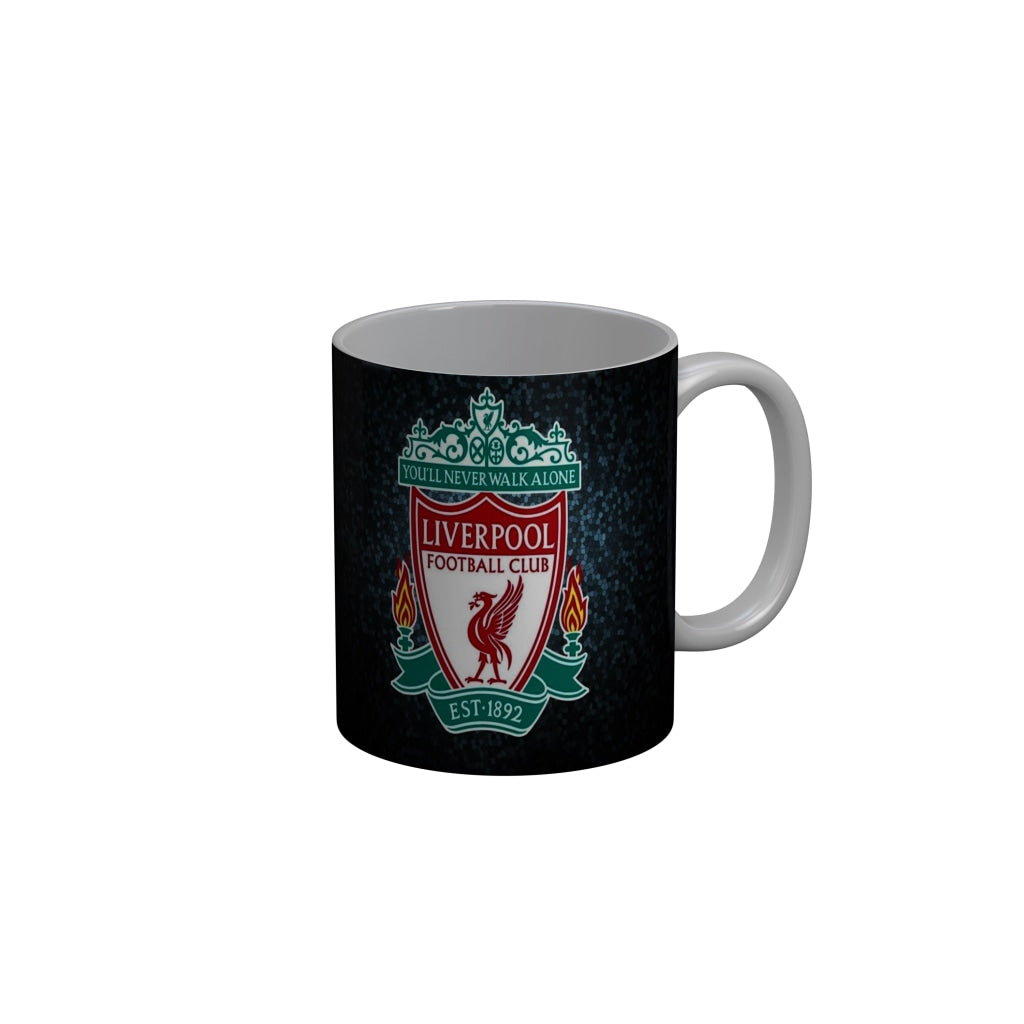 FunkyDecors You Will Never Walk Alone Liverpool Football Club EST.1892 Black Ceramic Coffee Mug