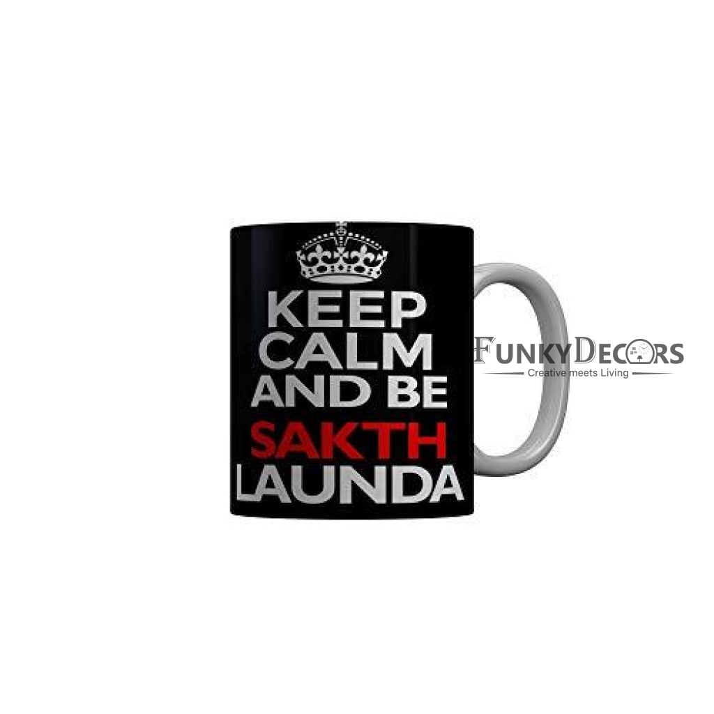 Funkydecors Zakir Khan Standup Comedy Funny Quotes Ceramic Mug 350 Ml Multicolor Mugs