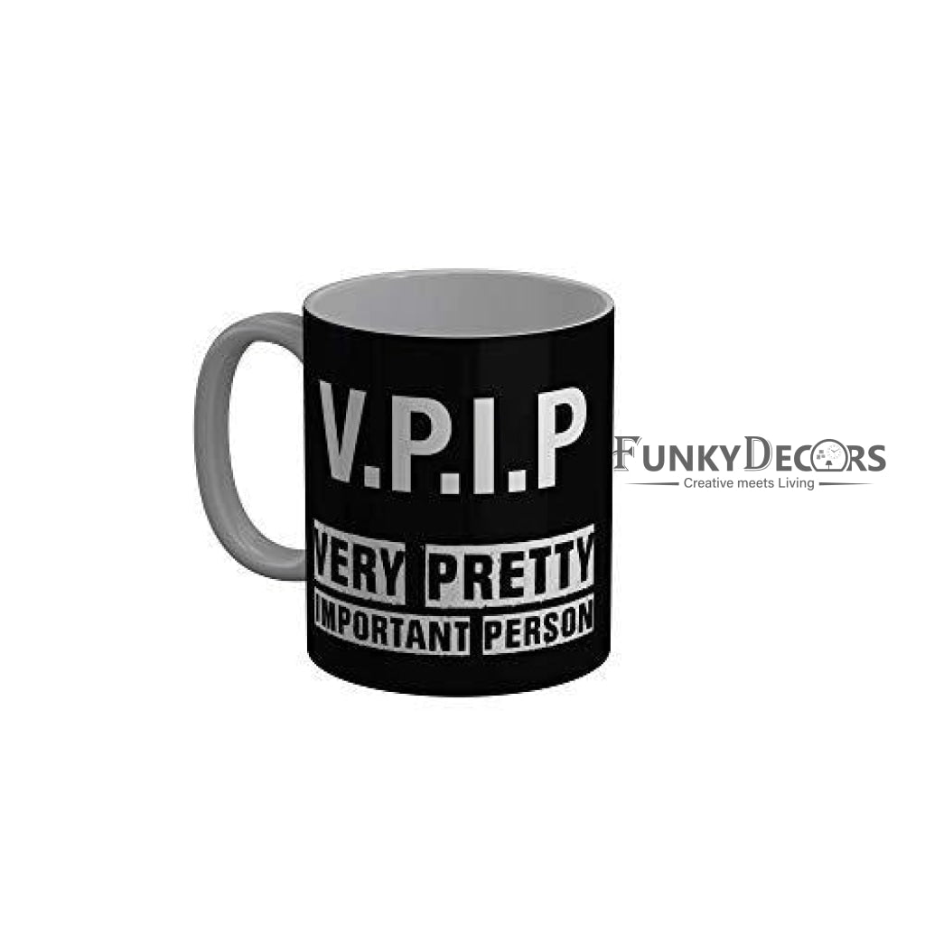 Funkydecors Zakir Khan Standup Comedy Funny Quotes Ceramic Mug 350 Ml Multicolor Mugs