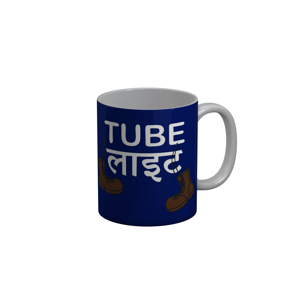 FunkyDecorsTube Light Blue Funny Quotes Ceramic Coffee Mug, 350 ml