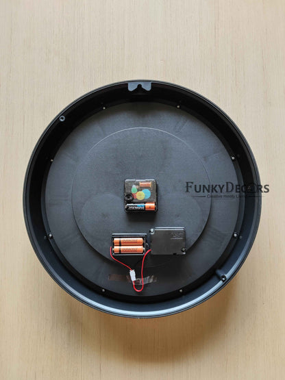 Funkytradition The Timeless Wheel Of Age Moving Gear Wall Clock Chronograph Working Watch 42 Cm Tall