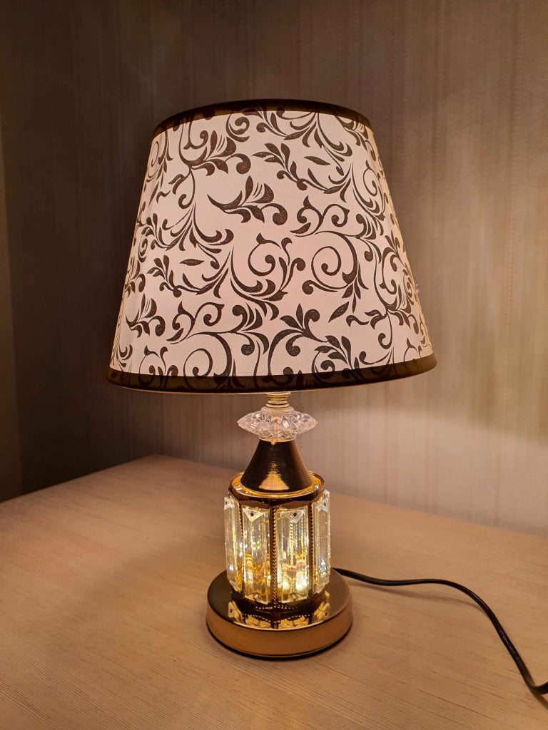 FunkyTradition Vintage Style Table Lamp for Christmas, Anniversary