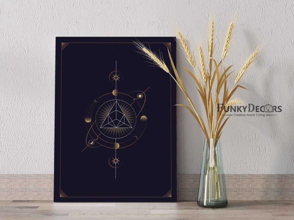 Geometric Astrological Art Frame For Wall Decor- Funkydecors Posters Prints & Visual Artwork