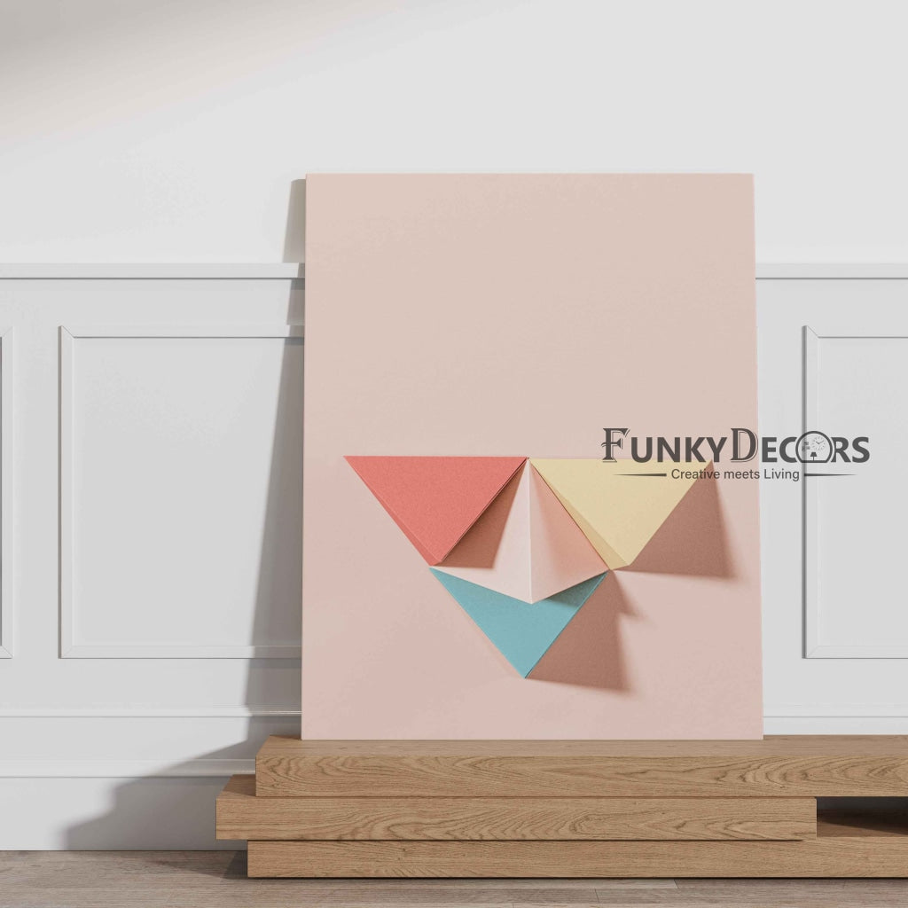 Geometric Conical Paper Art Frame For Wall Decor- Funkydecors Posters Prints & Visual Artwork