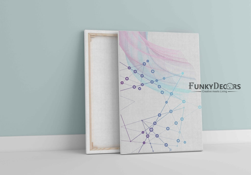 Geometric Constellation Art Frame For Wall Decor- Funkydecors Posters Prints & Visual Artwork