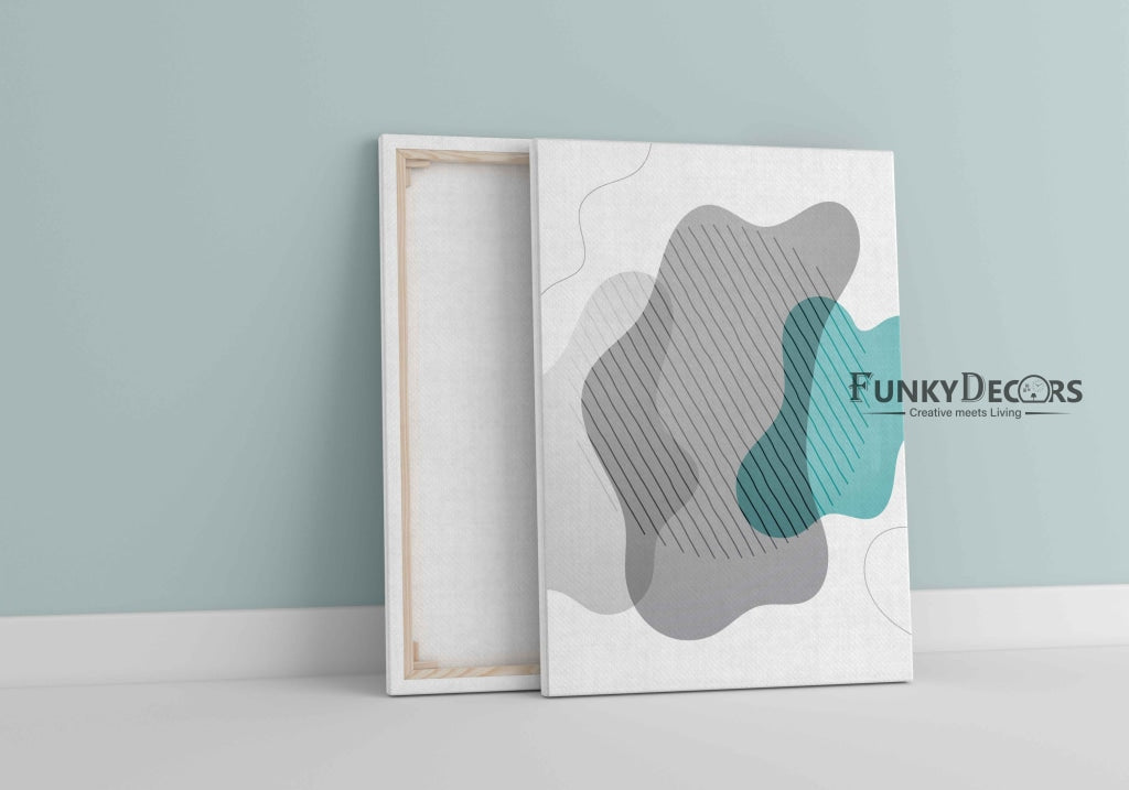 Geometric Overlay Patterns Art Frame For Wall Decor- Funkydecors Posters Prints & Visual Artwork