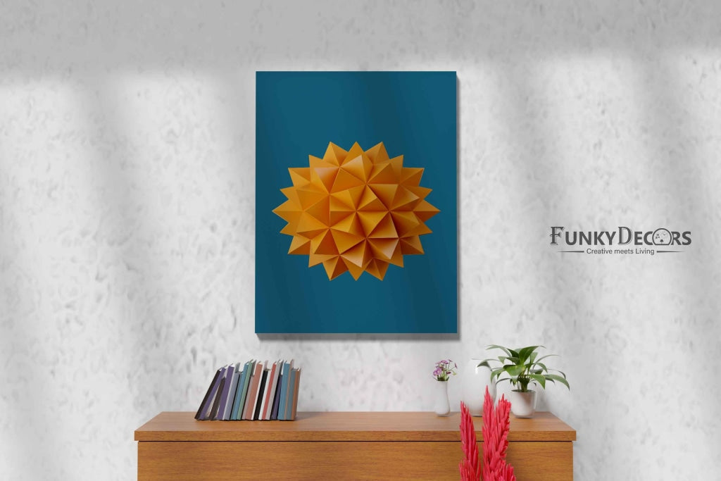 Geometric Spike Shape Art Frame For Wall Decor- Funkydecors Posters Prints & Visual Artwork