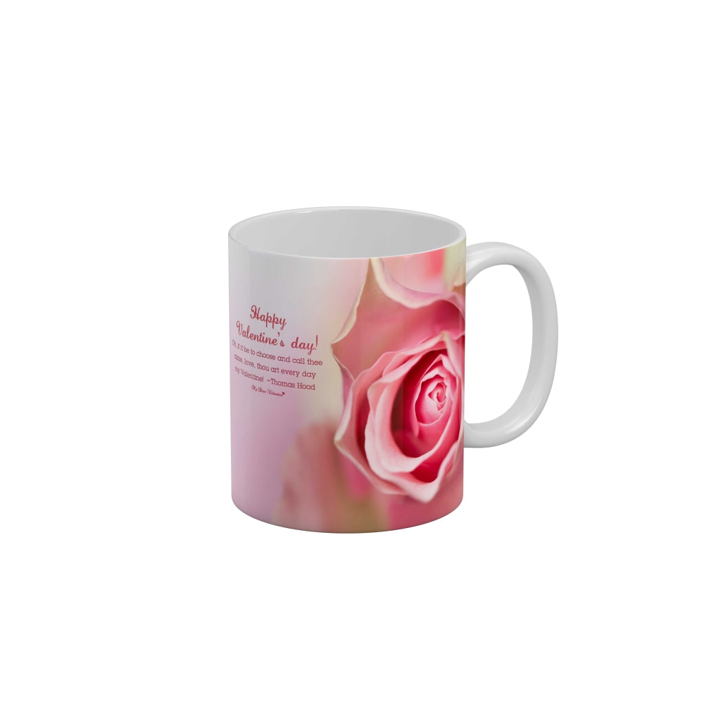 Happy Valentines Day Love and Friendship Quotes Ceramic Coffee Mug 350 ml-FunkyDecors