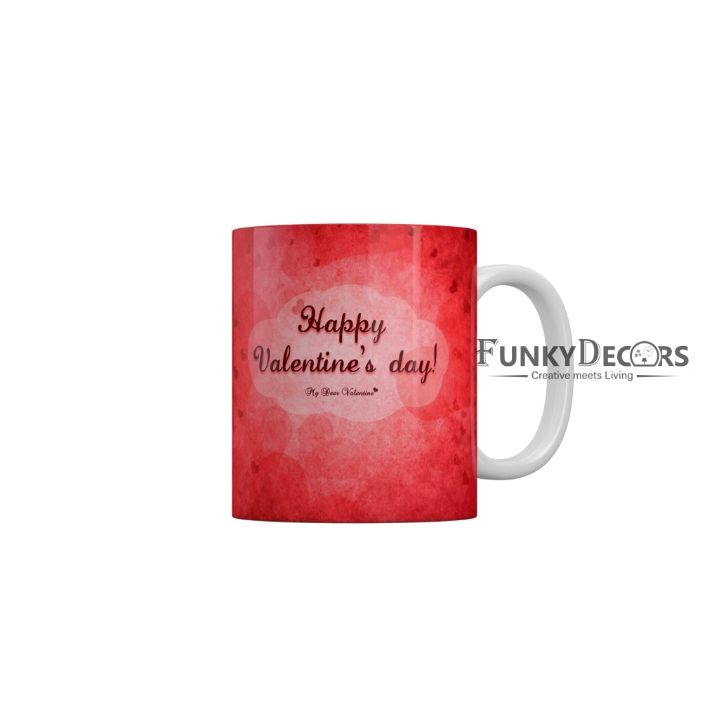 Happy Valentines Day Love and Friendship Quotes Ceramic Coffee Mug 350 ml-FunkyDecors
