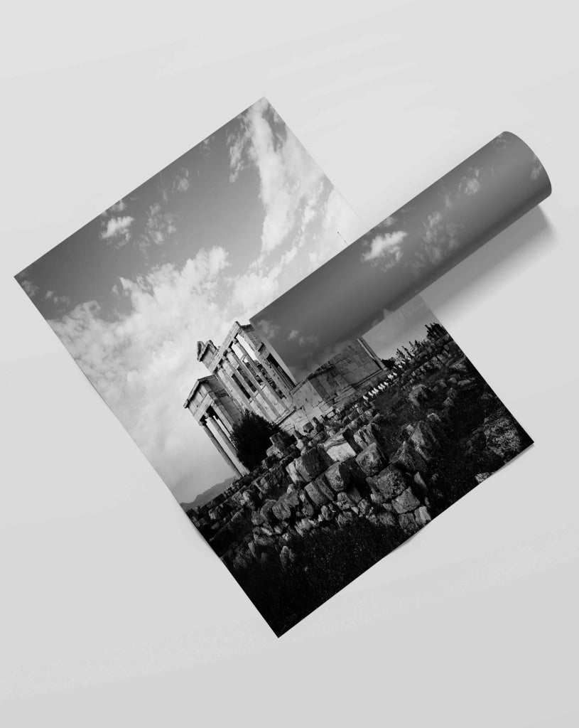Historic Achromatic Art Frame For Wall Decor- Funkydecors Xs / Roll Posters Prints & Visual Artwork